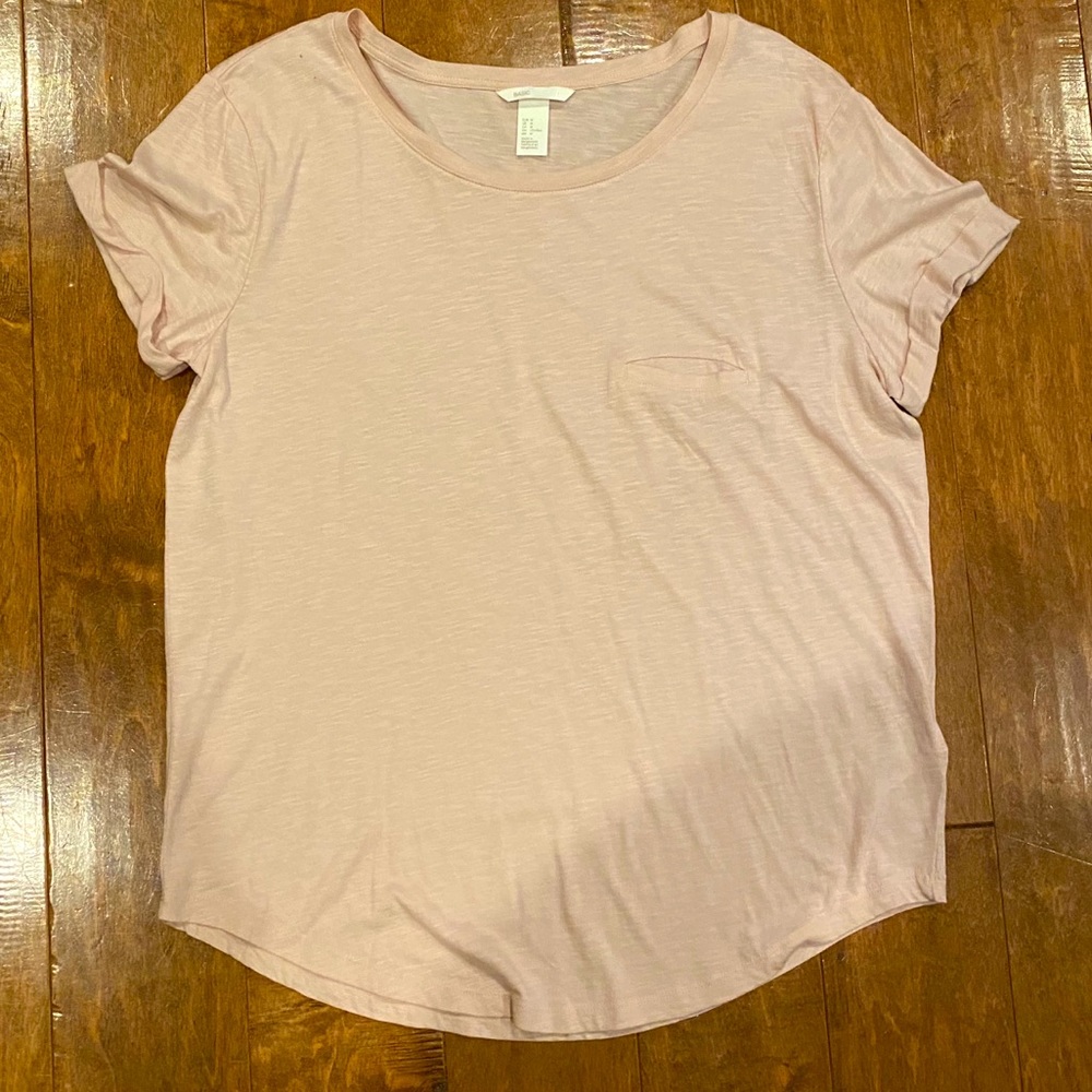 Pink Basic H&M Shirt with pocket